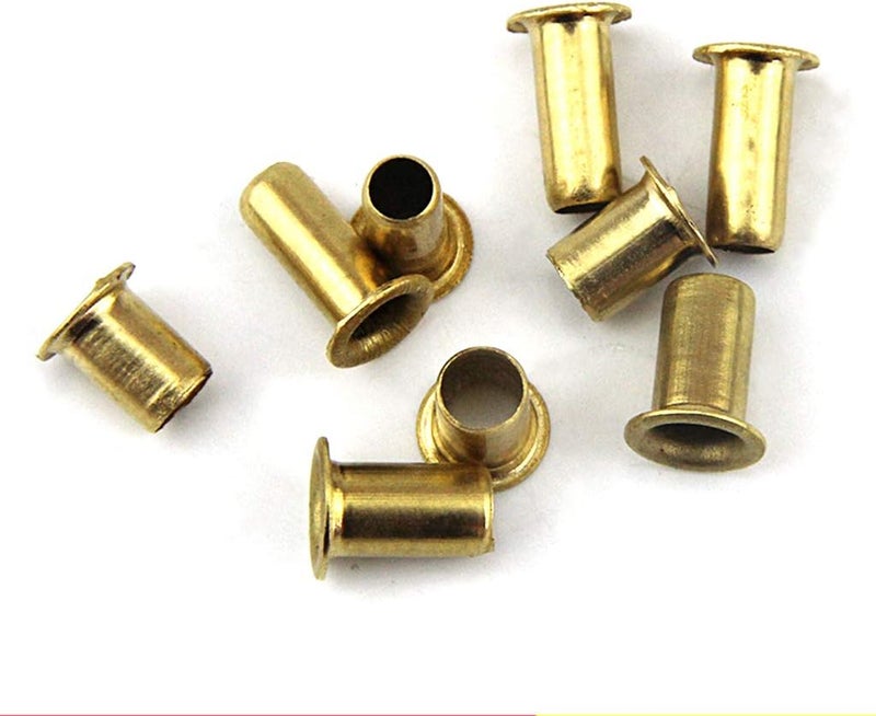 OVERTOYOU 1000PCS Rivets M0.9 M1.3 M1.5 M1.7 Mix Circuit Board PCB Nails Copper Hollow Rivet Kit Grommet Tool Kit Inch - Image 3